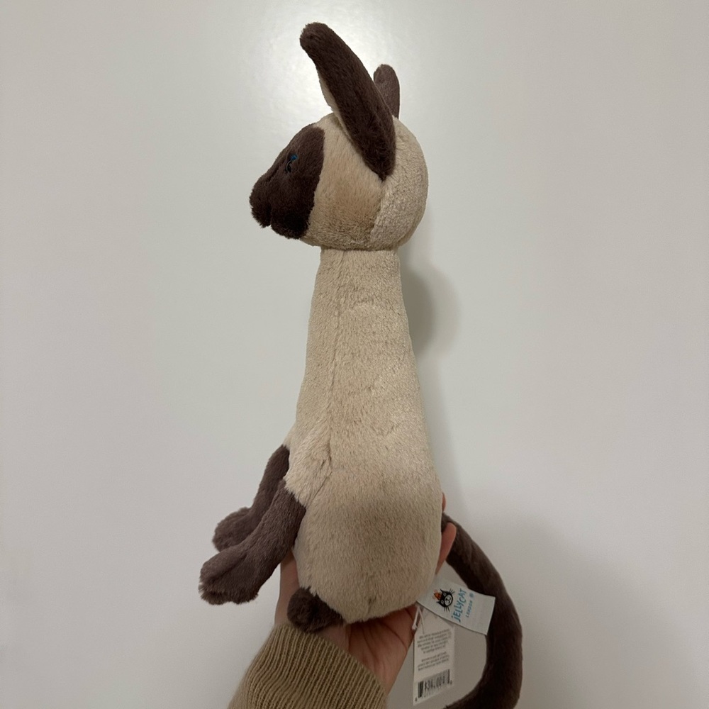 Jellycat Iris Siamese Cat NWT RETIRED VHTF - Picture 2 of 8